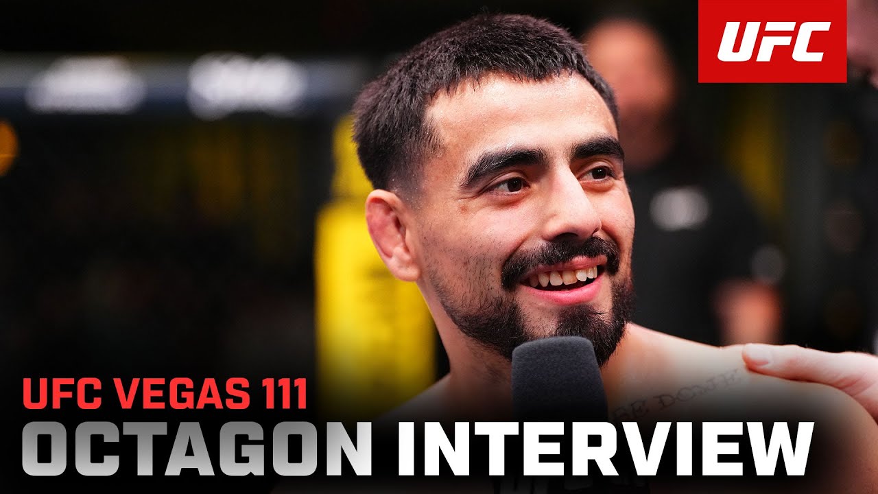 Jospeh Morales Octagon Interview | UFC Vegas 111