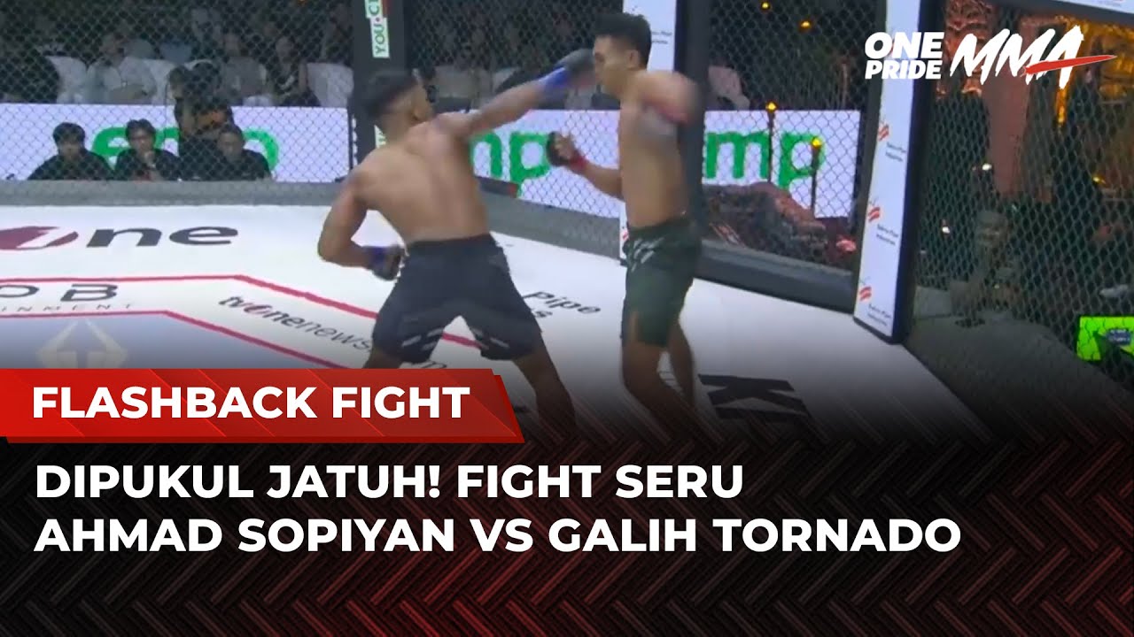 DICEKIK DARI BELAKANG! Ahmad Sopyan vs Galih Tonado | Flashback Full Fight One Pride MMA