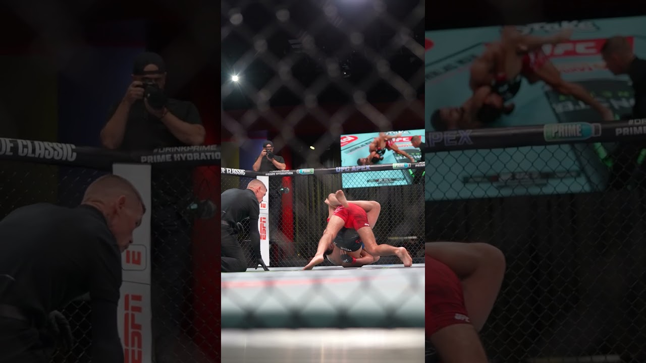 Joseph Morales shows off his submission game 😵‍💫 #ufcvegas111