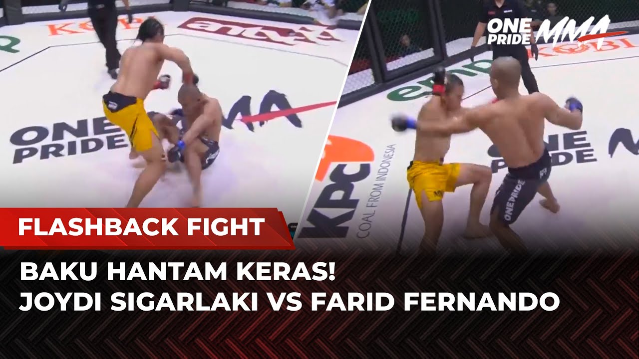 ELBOW SADIS! Pertandingan Joydi Sigarlaki vs Farid Fernando  | Flashback Full Fight One Pride MMA