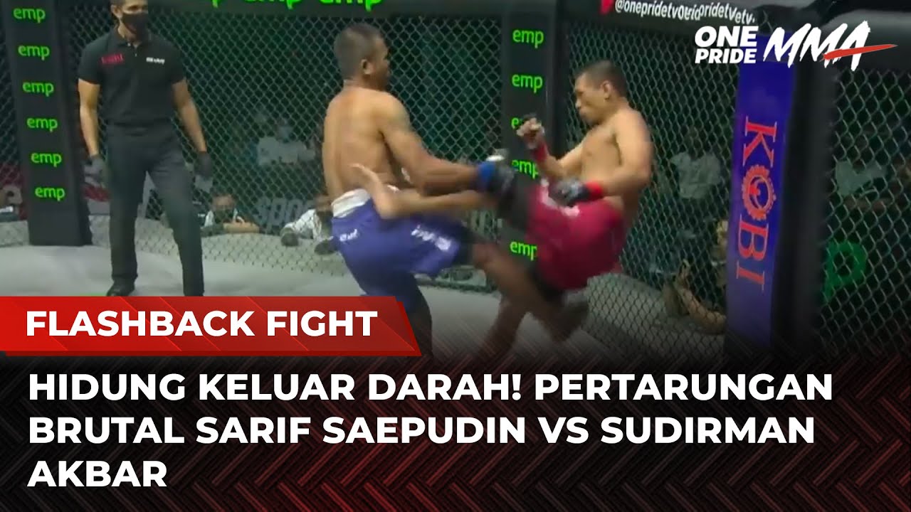 DUEL KERAS BERUJUNG LEMPAR HANDUK! Sarif Saepudin Vs Sudirman Akbar | Flashback  Full Fight