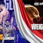 BERSITEGANG‼️WEIGH IN ONE PRIDE MMA || RAMA SUPANDI VS LIZI CONGWU