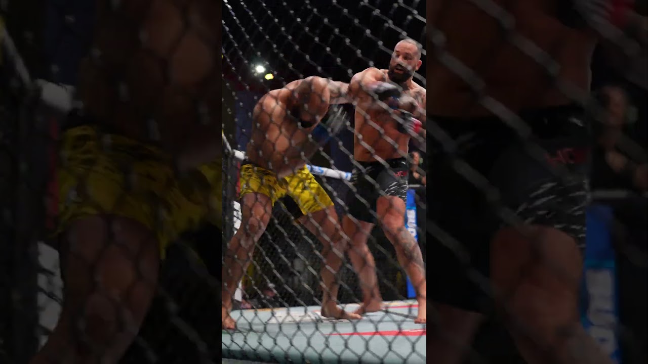 Josh Hokit did not let the fight go to round 2 👊 #ufcvegas111