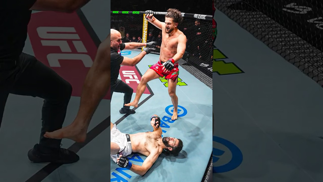 OUT COLDDDDD 🔥 #ufcqatar