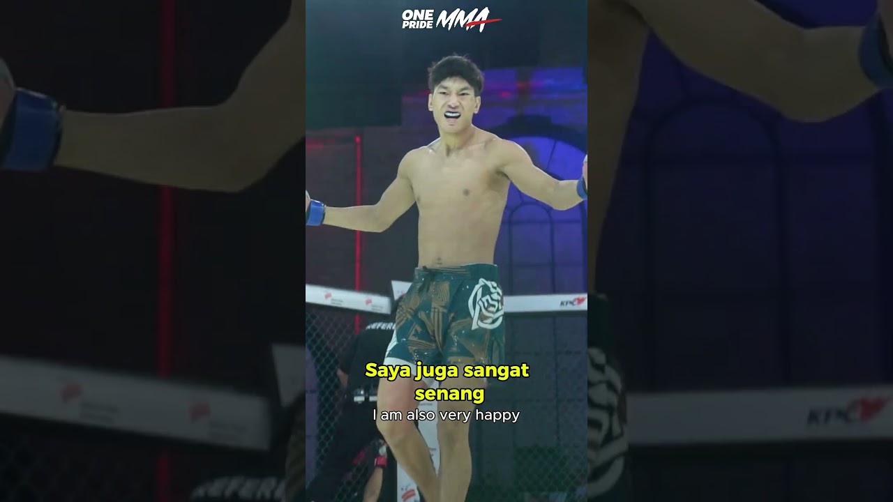 PENGCHU GEXI  BACKSTAGE INTERVIEW #onepridemma #mma