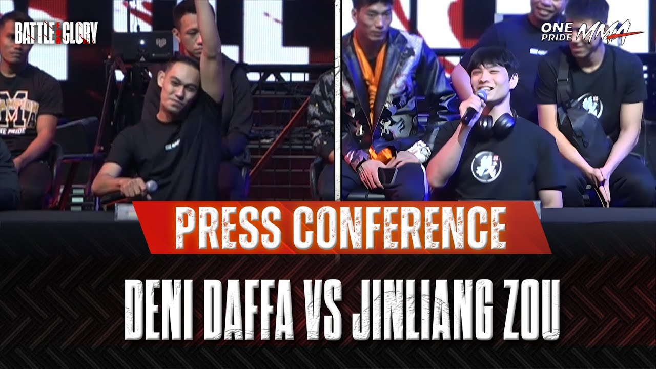PRESSCON - ONE PRIDE MMA || DENI DAFFA VS JINLIANG ZOU