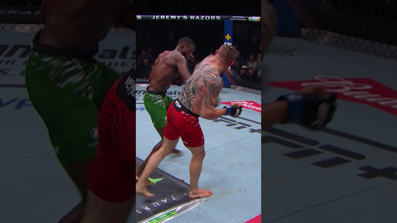 Randy Brown knocked him out! 😲 #ufcvegas111