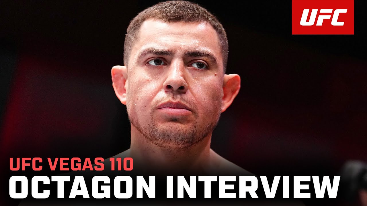 Steve Garcia Octagon Interview | UFC Vegas 110