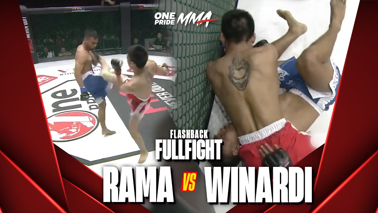 GILA‼️Teknik Kuncian Rama Supandhi Bikin Winardi Tak Berkutik || Flashback Full Fight One Pride MMA