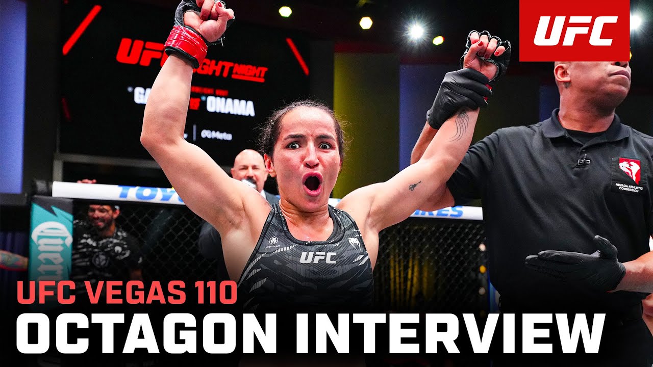 Talita Alencar Octagon Interview | UFC Vegas 110