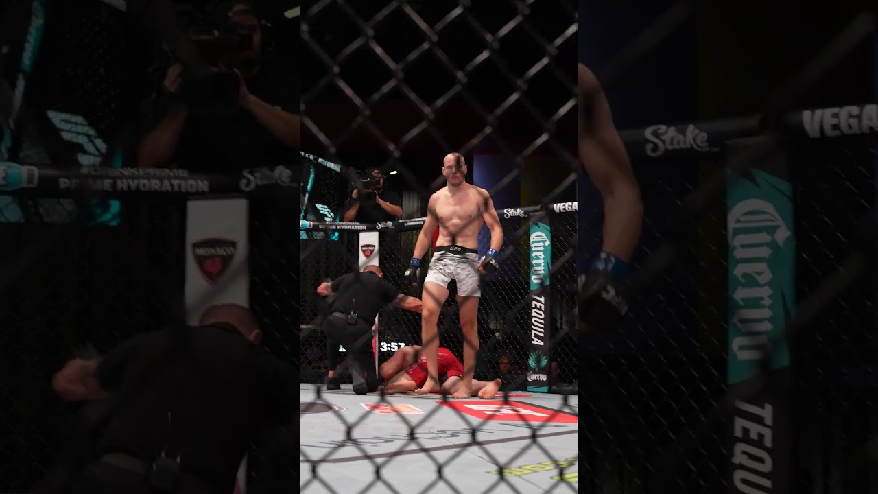 This doctor puts the lights out 👀 #ufcvegas111