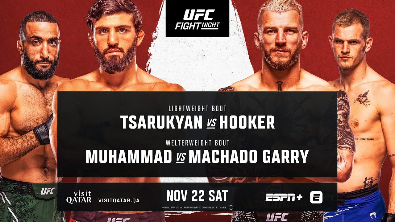 UFC Qatar: Tsarukyan vs Hooker - November 22nd | Fight Promo