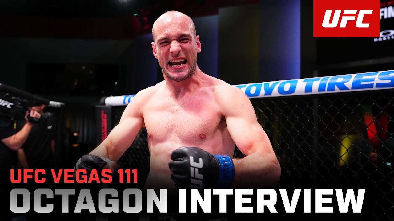 Uros Medic Octagon Interview | UFC Vegas 111