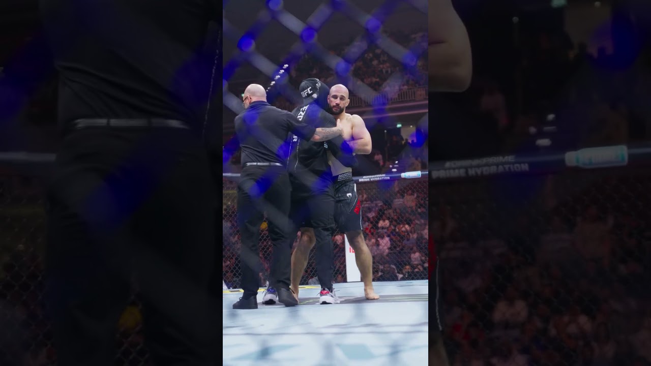 Volkan Oezdemir gets it done! ✅ #ufcqatar