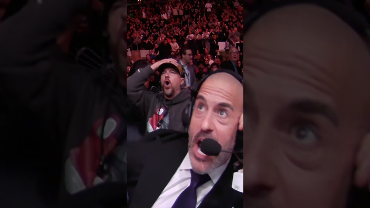 who had the best reaction? 🤔 #ufc322