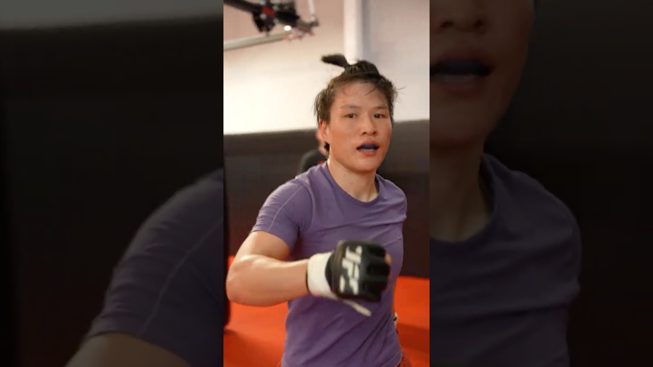 Zhang Weili is READY to take that title! 🔥 #ufc322