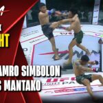 TENDANGAN MAUT‼️Ajuldihamro Simbolon Tumbangkan Alpris Mantako || Flashback Bast Fight One Pride MMA