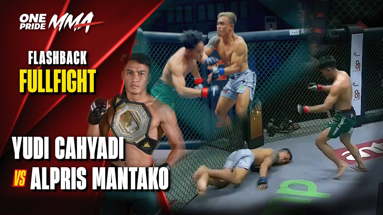 TAK MASUK AKAL‼️Yudi Cahyadi Bangkit dari Serangan Mematikan  || Flashback Bast Fight One Pride MMA