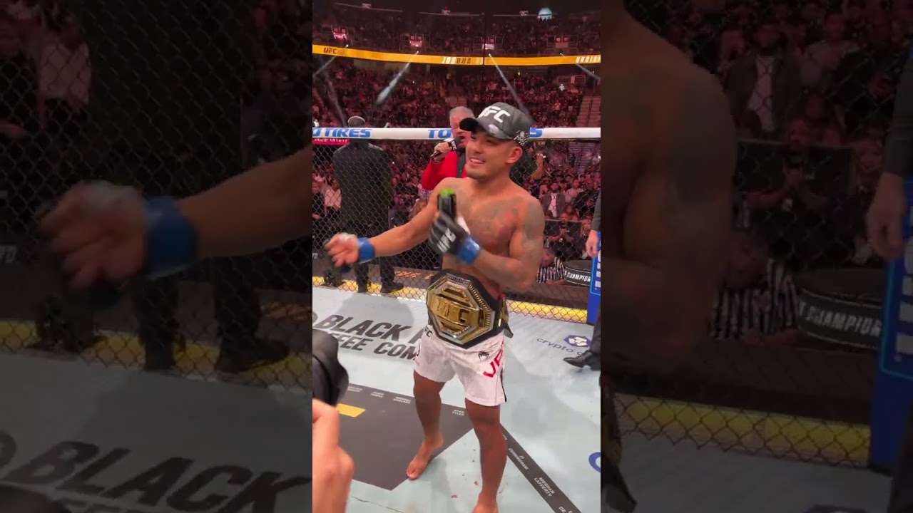 AND NEWWWW! 👊 Joshua Van is the champ! 🚨 #ufc323