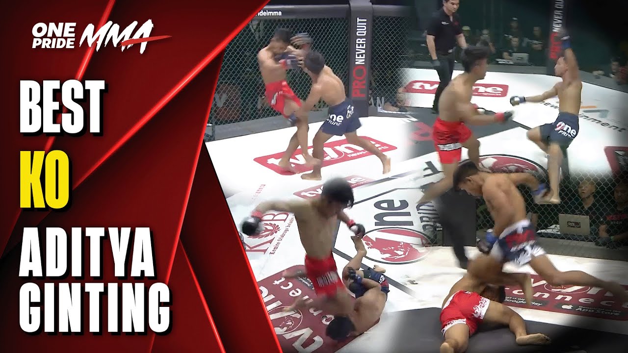 BEST KO‼️Aditya Ginting NGAMUK, Pukulan & Knee Kirim Lawan TUMBANG || Best Fight