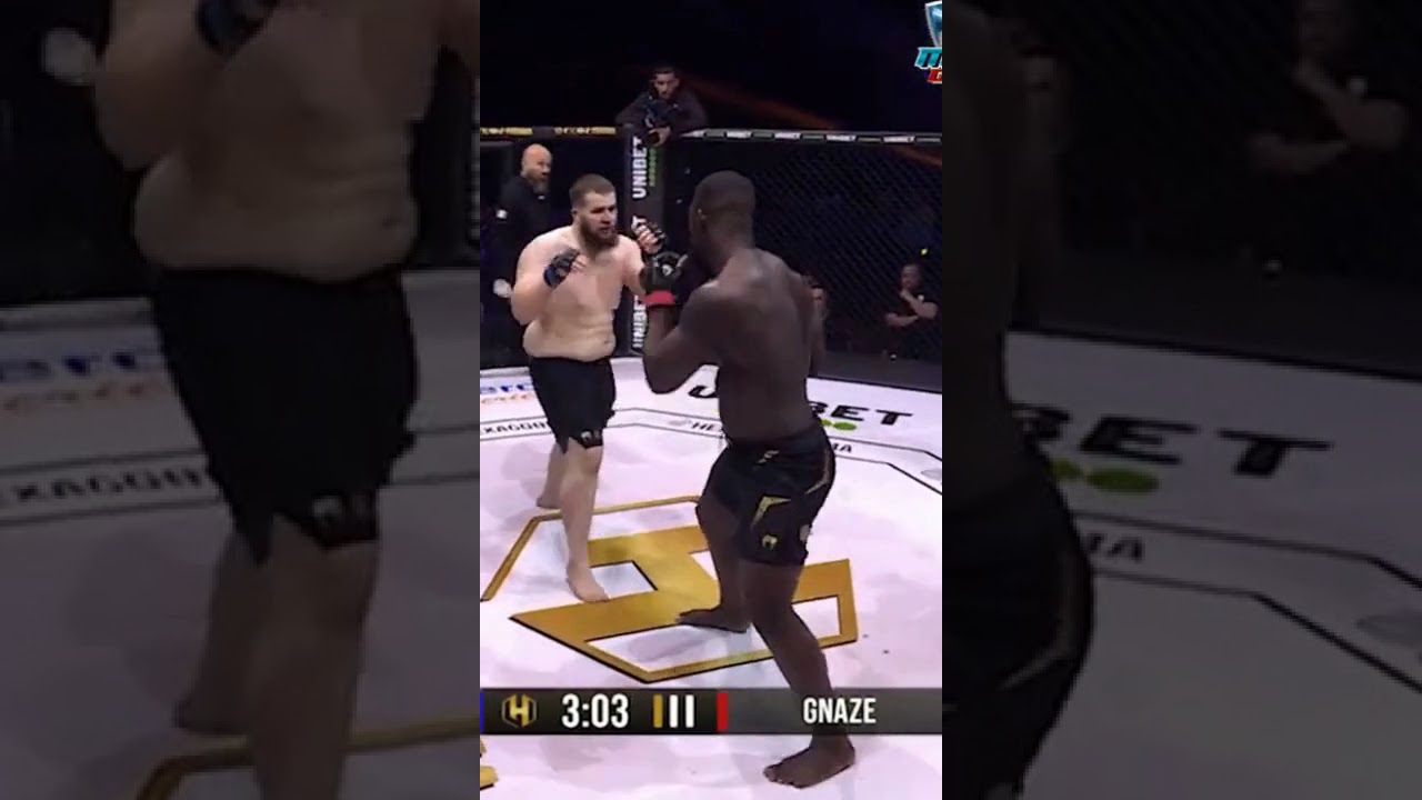 Brutal Takedown Attempt Stuns Hexagon 20! #shorts #MMA