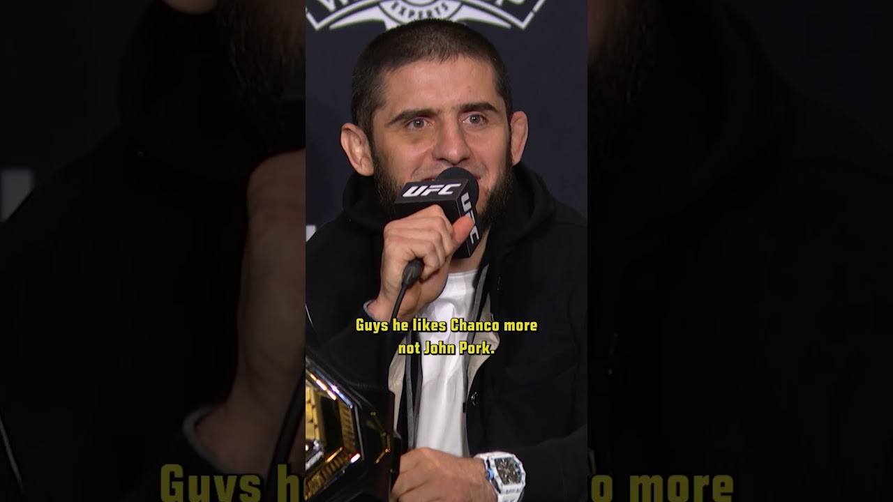 call him Chanco not John Pork 😡 #ufcshorts