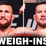 Dvalishvili vs Yan 2 Weigh-Ins | UFC 323