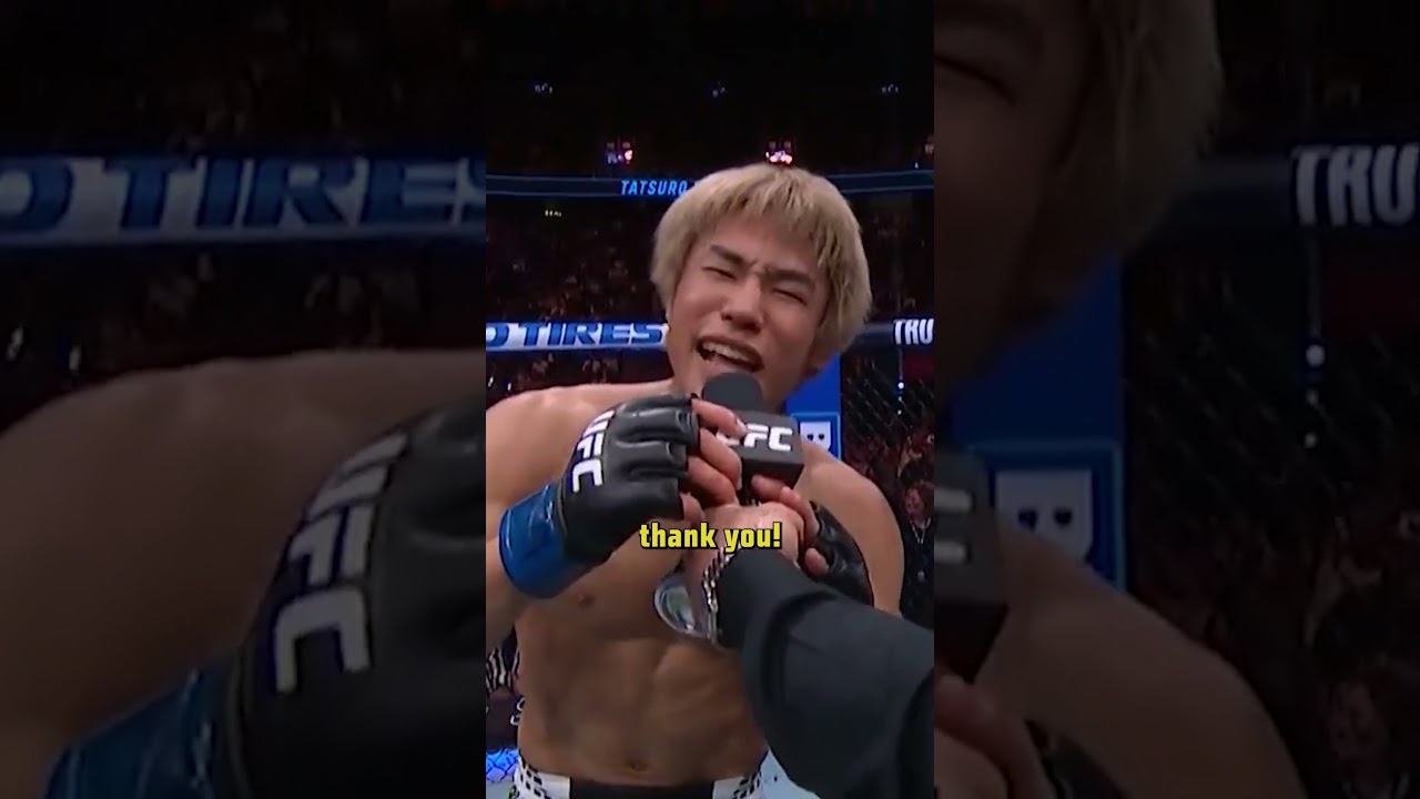 I think Tatsuro Taira is happy! 😃 #ufc323