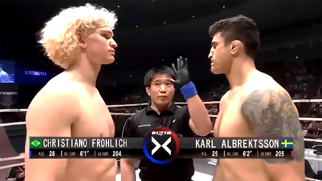 Karl Albrektsson (Sweden) vs Christiano Frohlich (Brazil) | MMA fight, HD