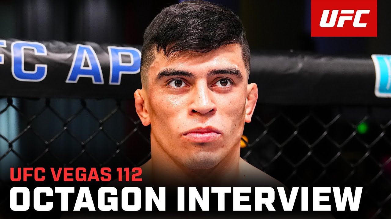 Kevin Vallejos Octagon Interview | UFC Vegas 112