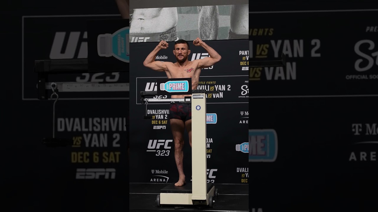 Merab Dvalishvili has made weight! 🚨 #ufc323