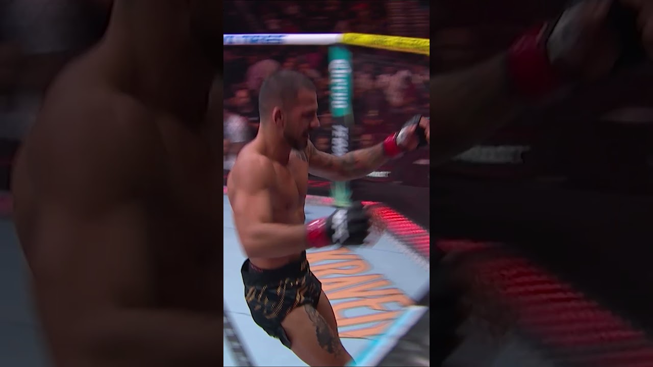 Pantoja put him to sleep! 💤 #ufc323