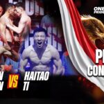 PRESSCON ONE PRIDE MMA 88 || GUGUN GUSMA VS HAITAO TI