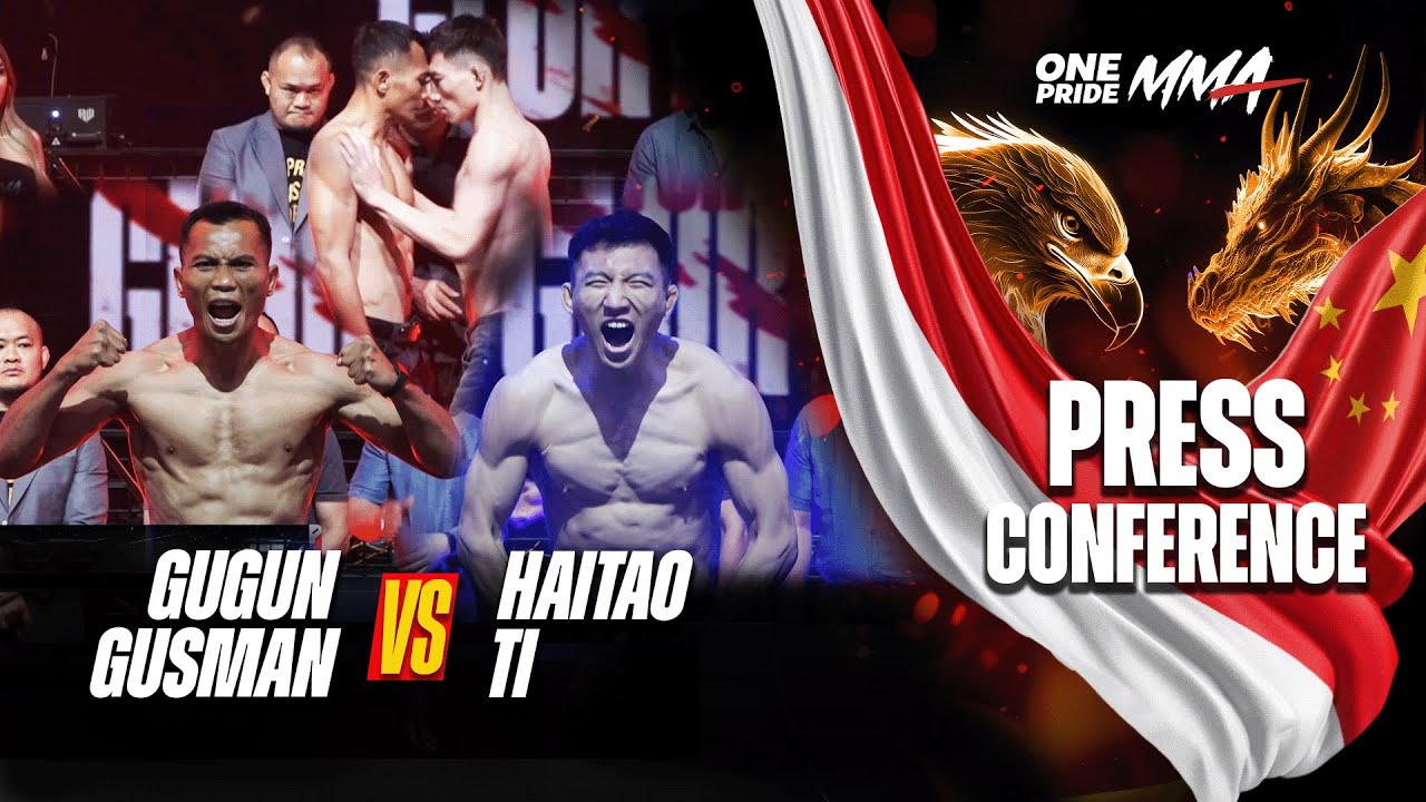 PRESSCON ONE PRIDE MMA 88 || GUGUN GUSMA VS HAITAO TI