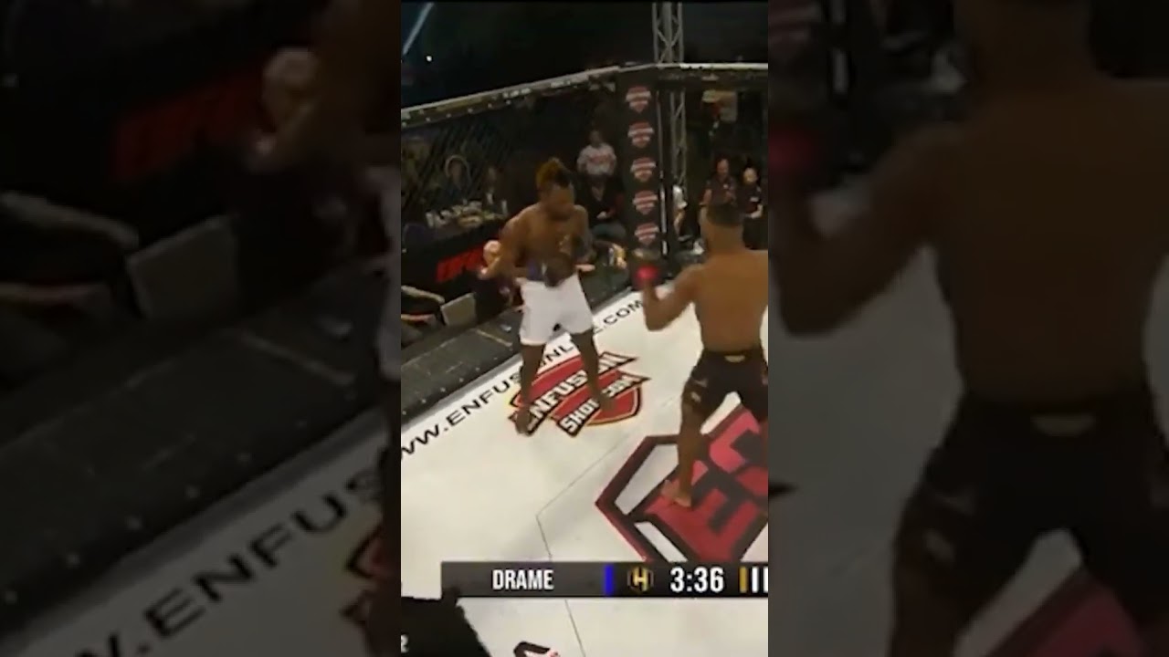 Relentless Knees Shatter the Cage! #shorts #mma