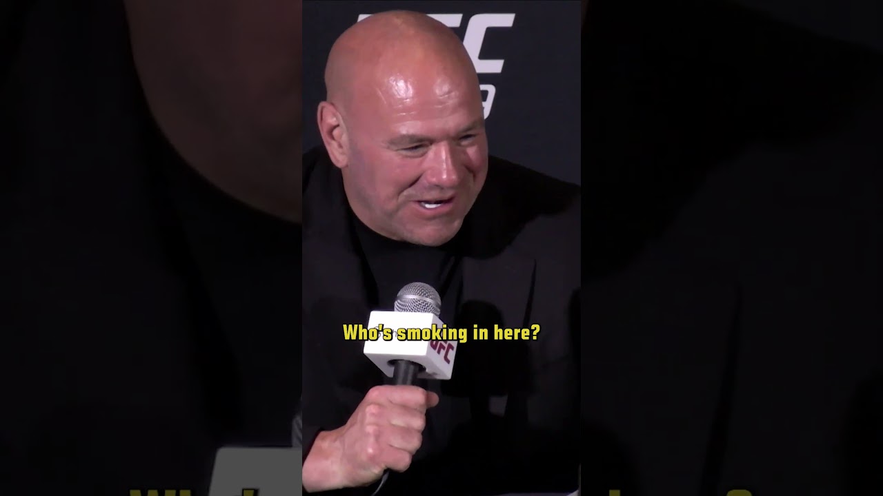 Smoking right before the boss 🤣 #ufcshorts