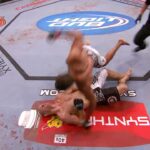 this knockout was.... BRUTAL 🚨 #ufcshorts