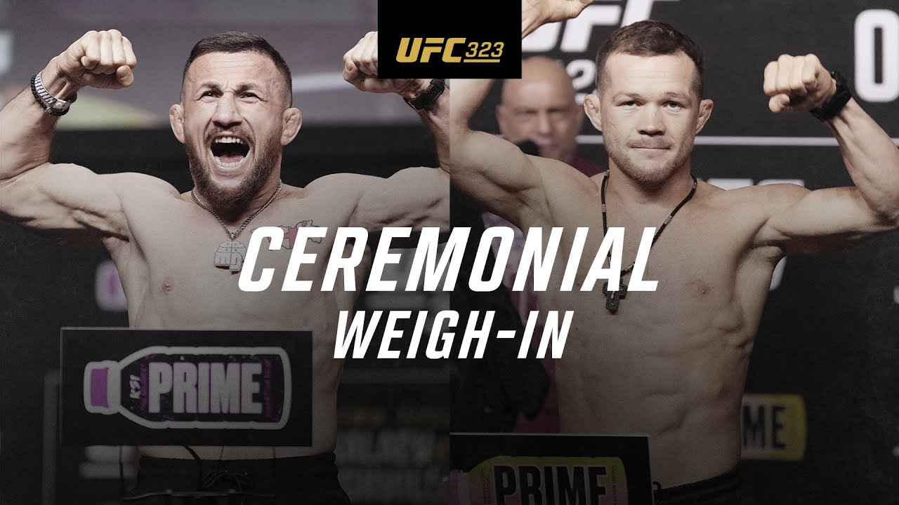 UFC 323: Ceremonial Weigh-In