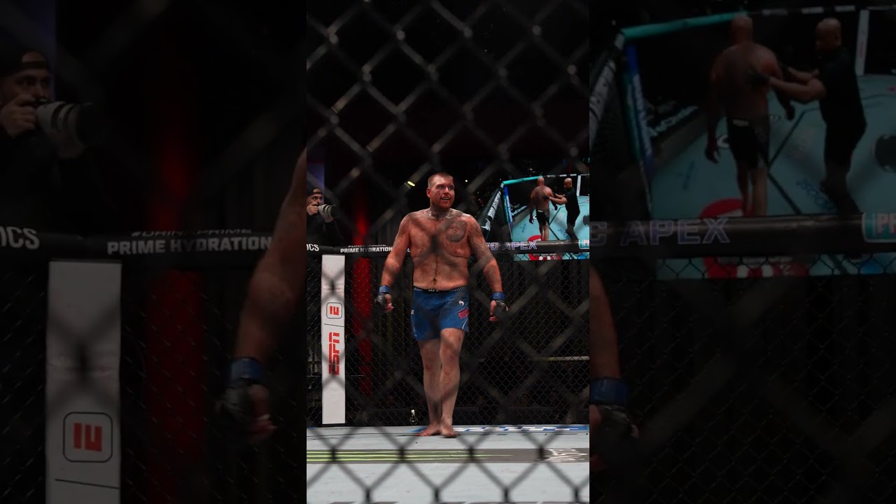 WHAT A FINISH 🔥 #ufcvegas112