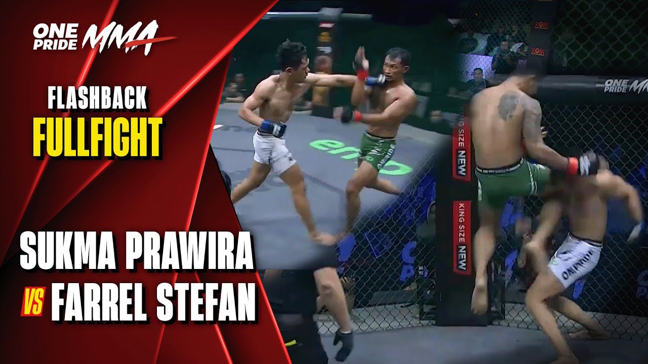 EPIC WAR‼️ Sukma Prawira vs Farrel StefanDarah Mengucur || Flashback Full Fight One Pride MMA