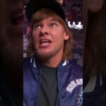 word is Theo Von camped outside the arena! 😂 #ufc323