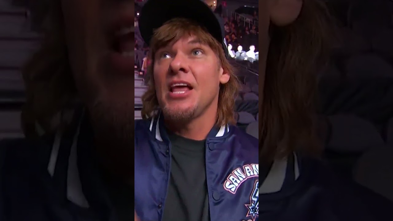 word is Theo Von camped outside the arena! 😂 #ufc323