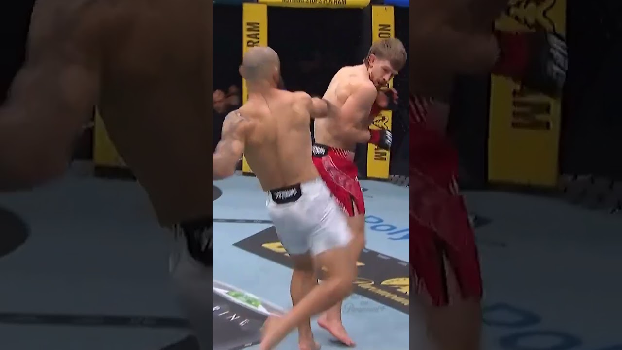 a PUSH in between rounds 😮 #ufc324