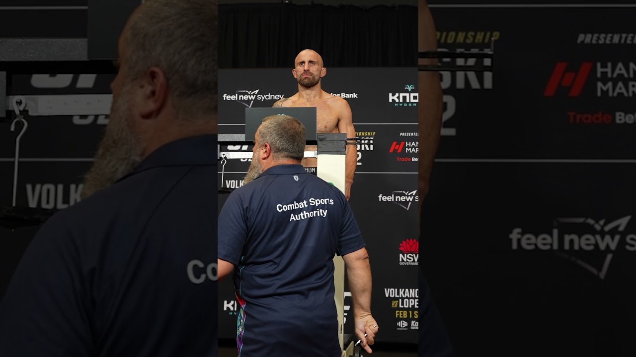 Alexander Volkanovski has LOCKED IN his weight! #ufc325