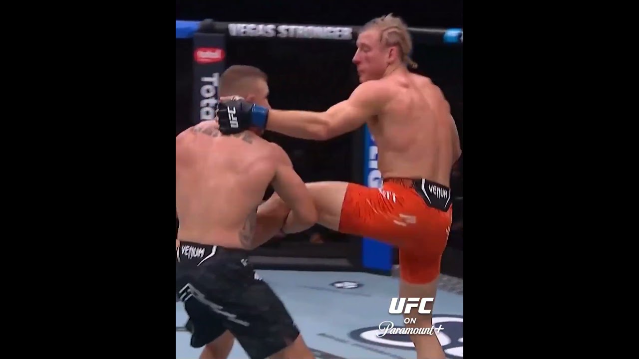 caught the kick and DROPPED HIM #ufc324