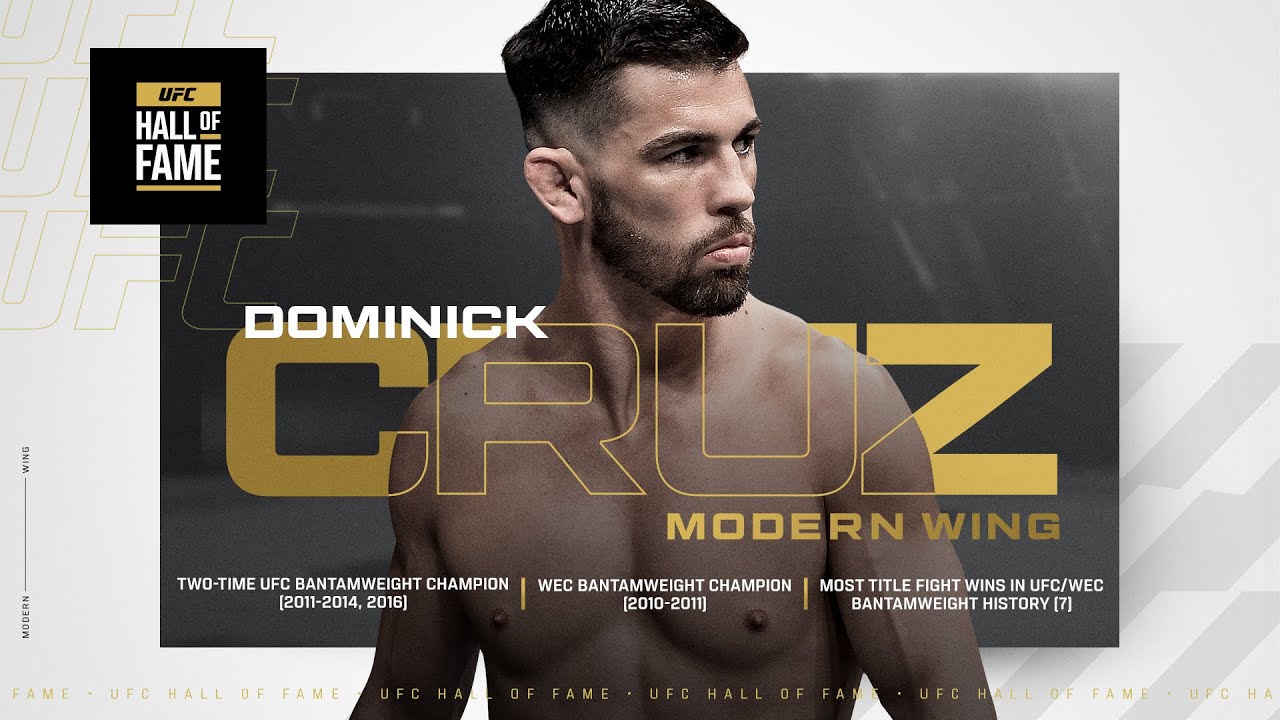 Dominick Cruz joins the UFC Hall of Fame Class of 2026