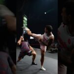 Fiziev pulled a fan up on stage to SPAR! 👀 #ufc325