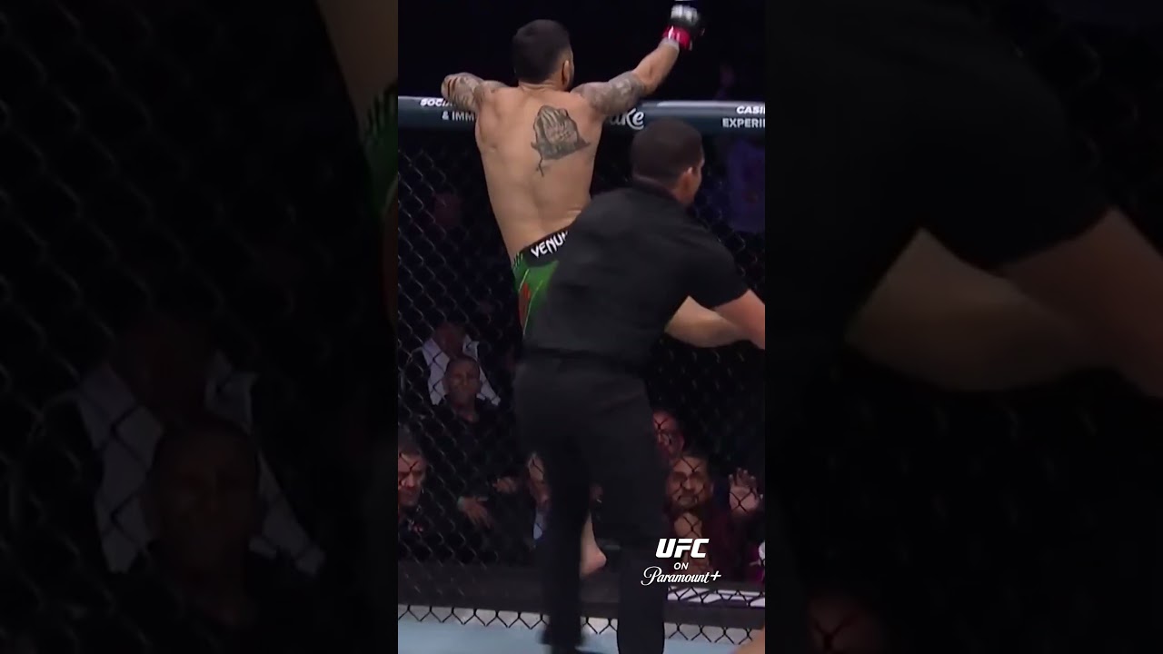 HE PUT HIS LIGHTS OUT 😳 #ufc324