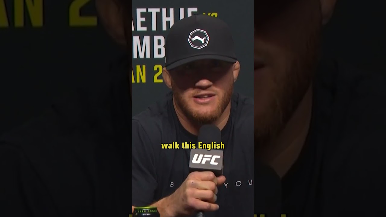 I am going to dog walk this English f*ck 🤣 #ufc324