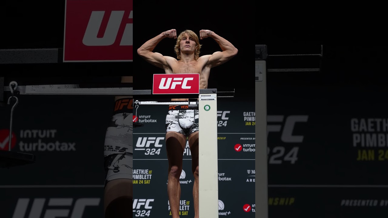 Paddy Pimblett has made weight! 👊 #ufc324